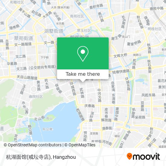 杭湖面馆(戒坛寺店) map