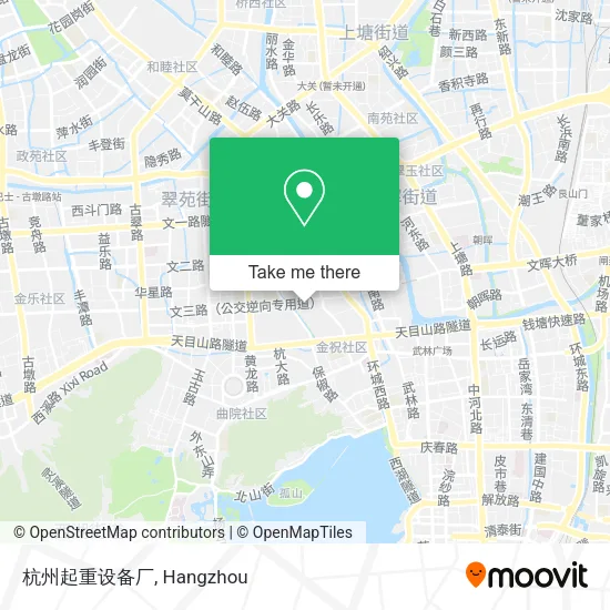 杭州起重设备厂 map
