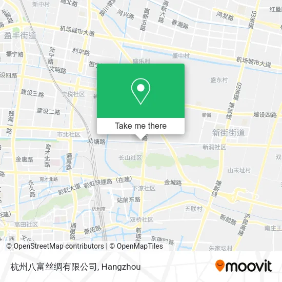 杭州八富丝绸有限公司 map