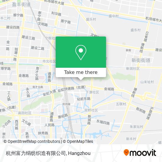 杭州富力绢纺织造有限公司 map