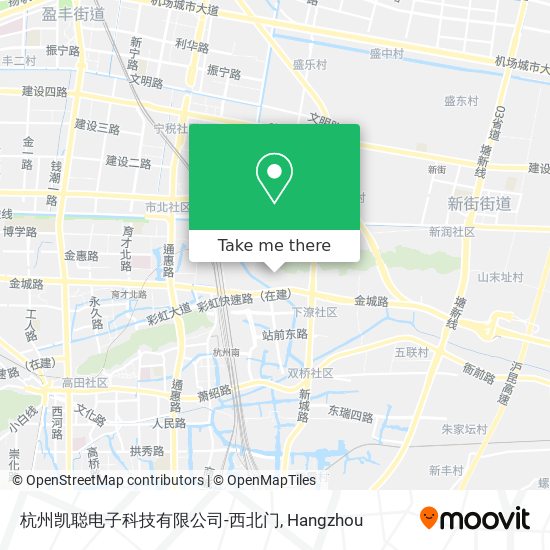 杭州凯聪电子科技有限公司-西北门 map