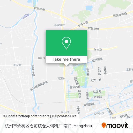 杭州市余杭区仓前镇仓大饲料厂-南门 map