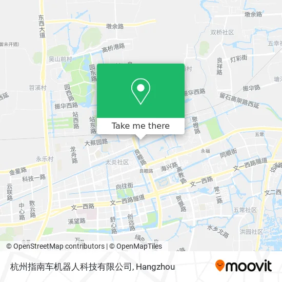 杭州指南车机器人科技有限公司 map