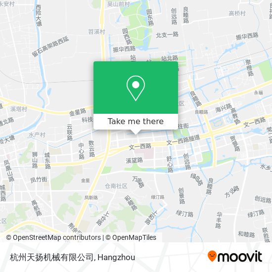 杭州天扬机械有限公司 map
