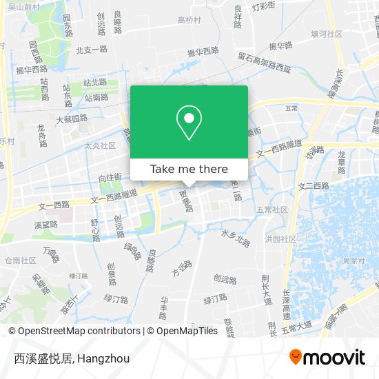 西溪盛悦居 map