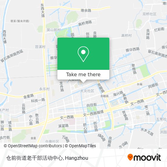 仓前街道老干部活动中心 map