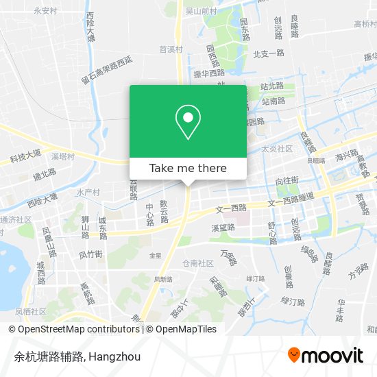 余杭塘路辅路 map