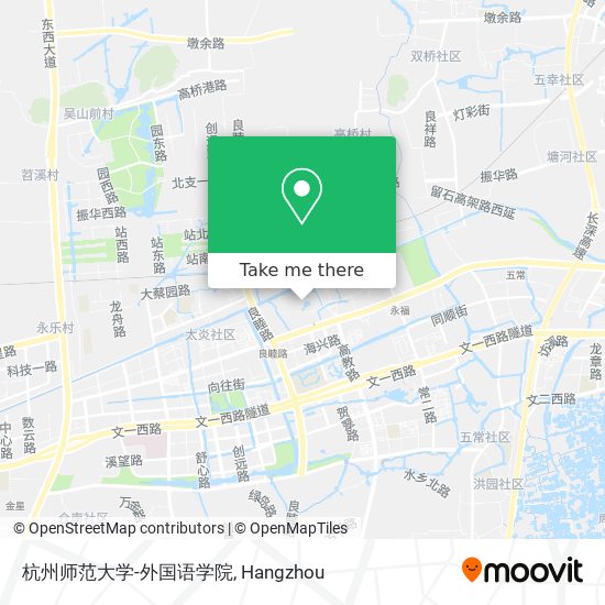 杭州师范大学-外国语学院 map