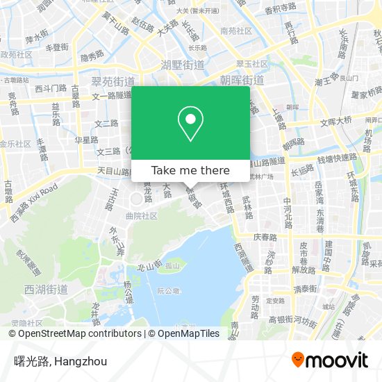曙光路 map