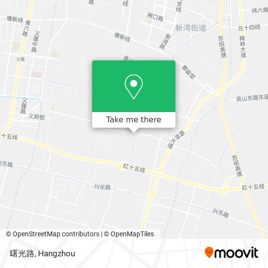 曙光路 map