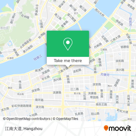 江南大道 map