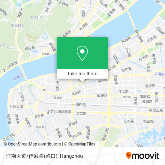 江南大道/信诚路(路口) map