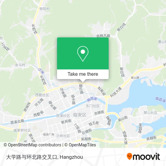 大学路与环北路交叉口 map