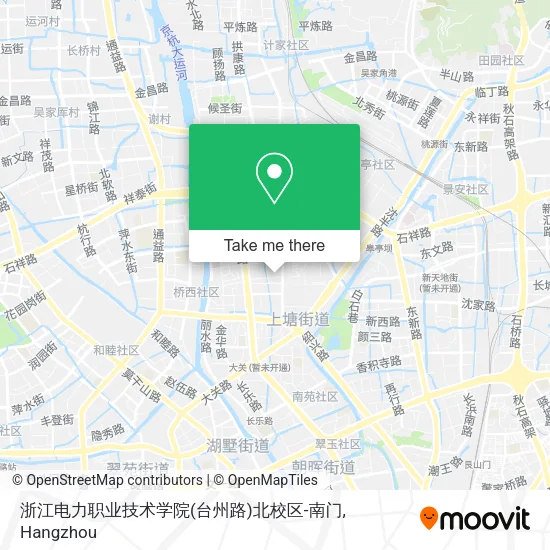 浙江电力职业技术学院(台州路)北校区-南门 map