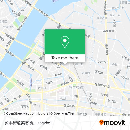 盈丰街道菜市场 map