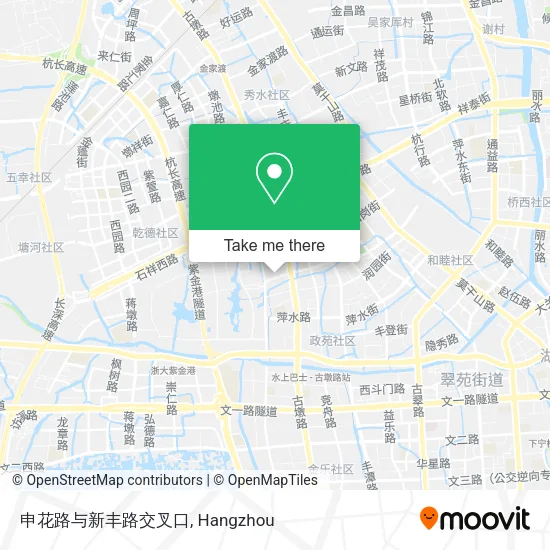 申花路与新丰路交叉口 map