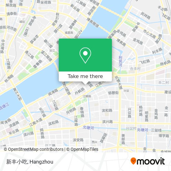 新丰小吃 map