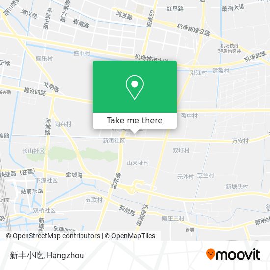 新丰小吃 map