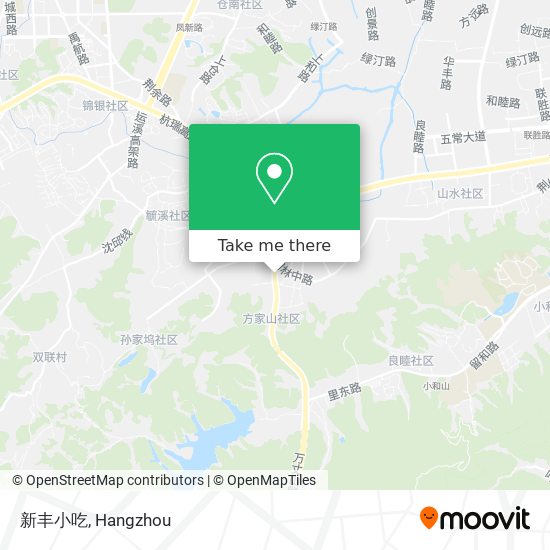新丰小吃 map