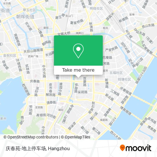 庆春苑-地上停车场 map