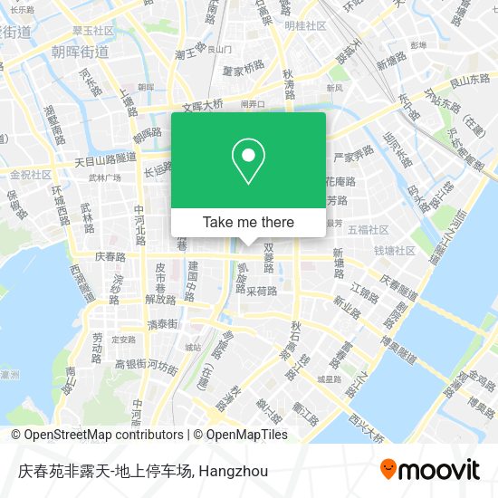庆春苑非露天-地上停车场 map