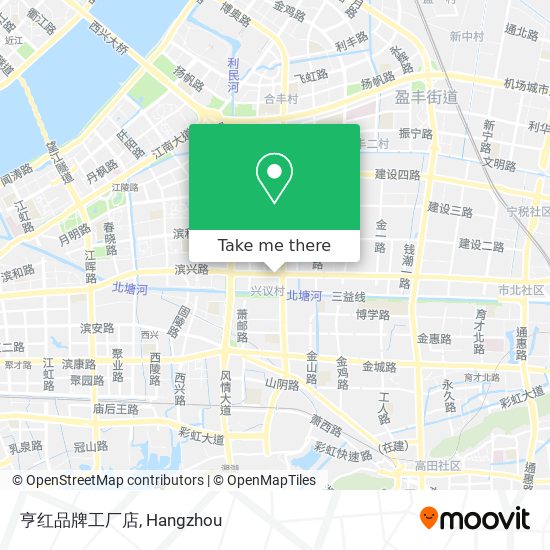 亨红品牌工厂店 map