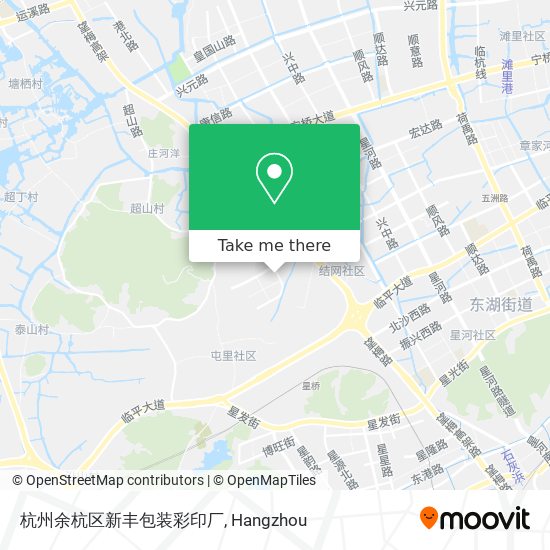 杭州余杭区新丰包装彩印厂 map