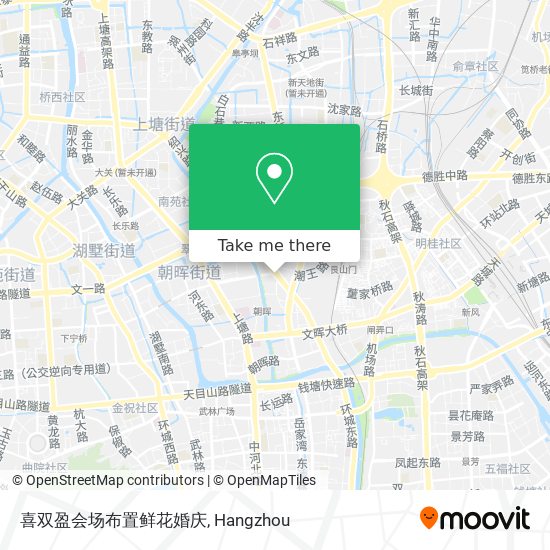 喜双盈会场布置鲜花婚庆 map