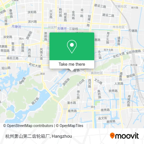 杭州萧山第二齿轮箱厂 map