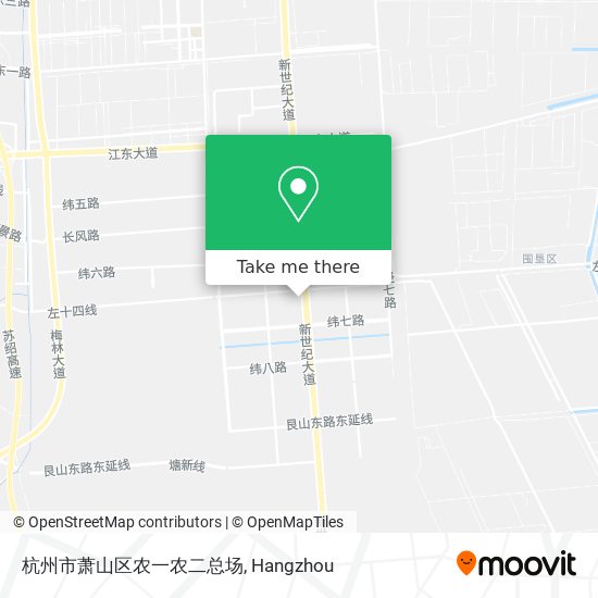 杭州市萧山区农一农二总场 map