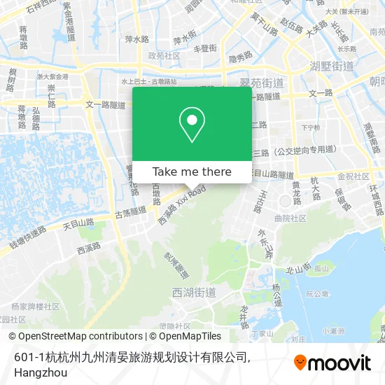 601-1杭杭州九州清晏旅游规划设计有限公司 map