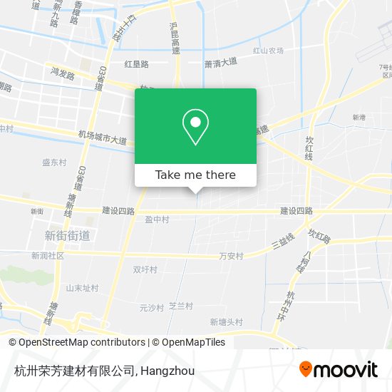杭卅荣芳建材有限公司 map