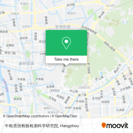 中检质技检验检测科学研究院 map