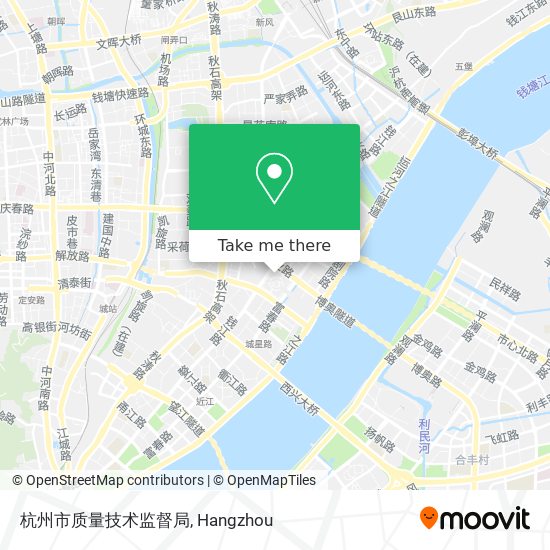 杭州市质量技术监督局 map