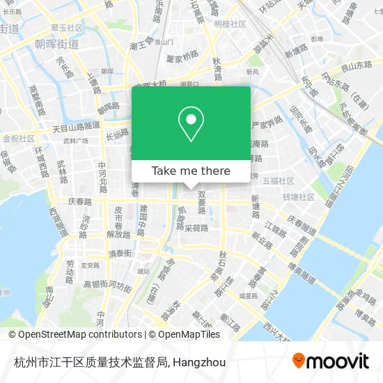 杭州市江干区质量技术监督局 map