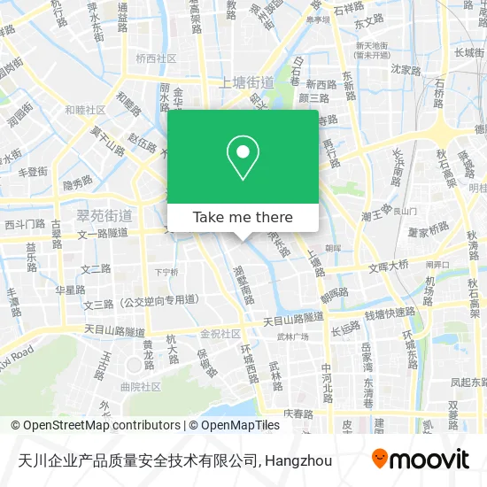 天川企业产品质量安全技术有限公司 map