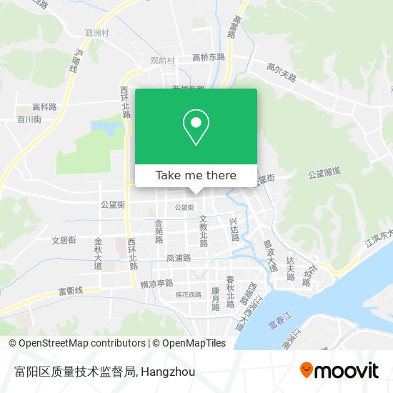 富阳区质量技术监督局 map