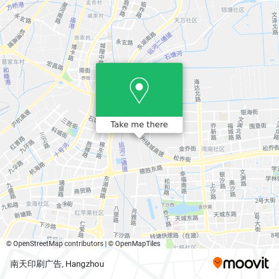 南天印刷广告 map