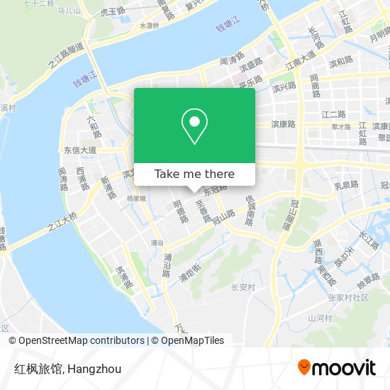 红枫旅馆 map