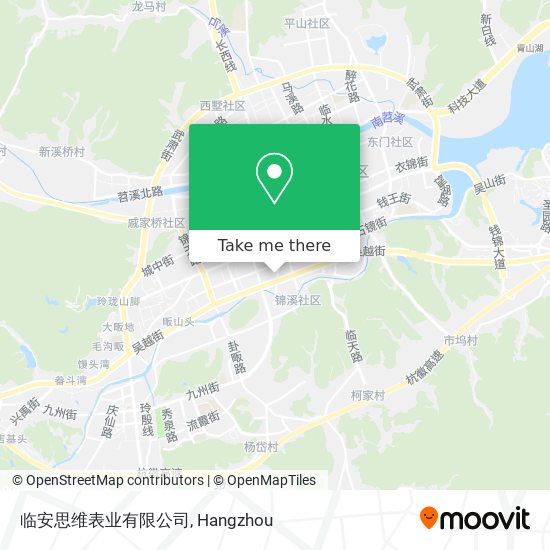临安思维表业有限公司 map
