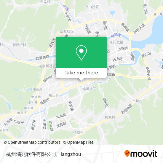 杭州鸿兆软件有限公司 map