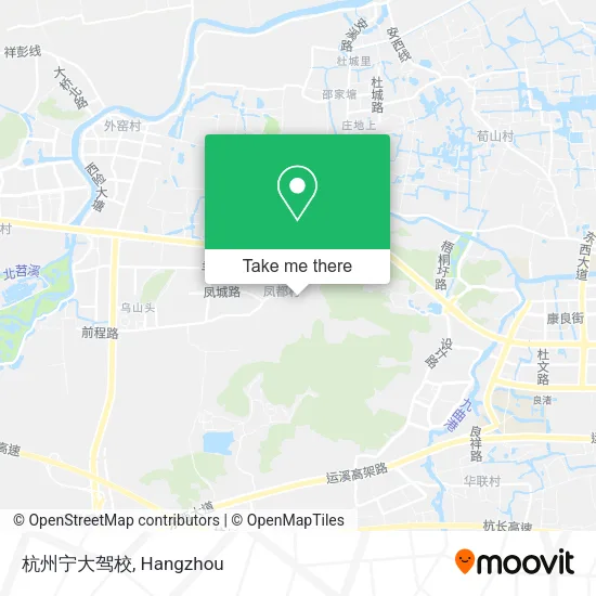 杭州宁大驾校 map