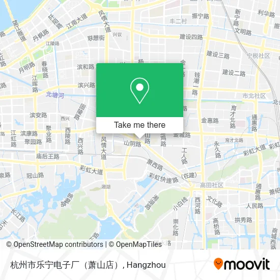 杭州市乐宁电子厂（萧山店） map