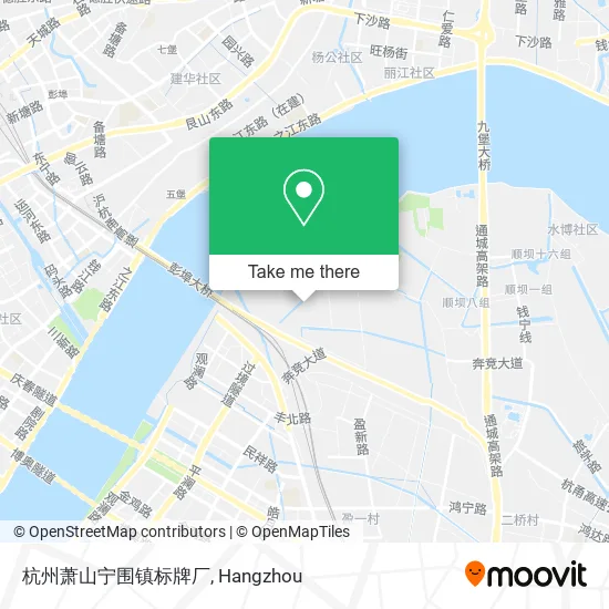 杭州萧山宁围镇标牌厂 map