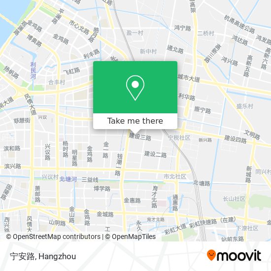 宁安路 map