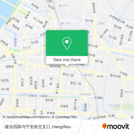 建设四路与宁安路交叉口 map