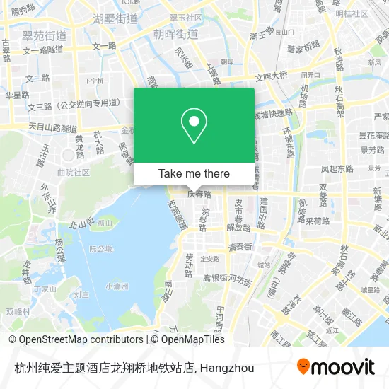 杭州纯爱主题酒店龙翔桥地铁站店 map