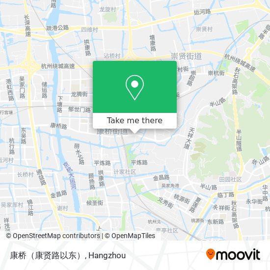 康桥（康贤路以东） map