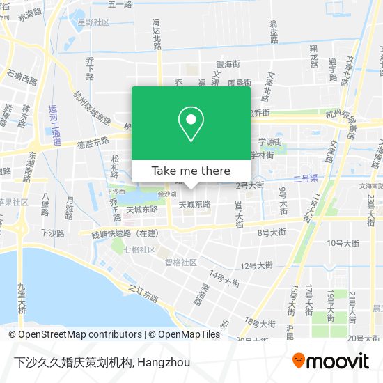 下沙久久婚庆策划机构 map