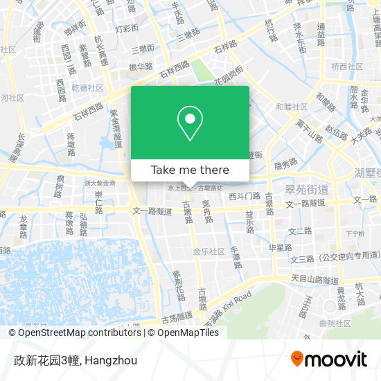 政新花园3幢 map